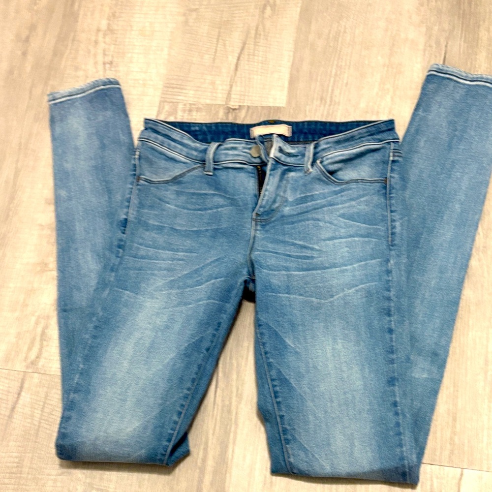 Uniqlo Women's Skinny Jeans - Light Blue